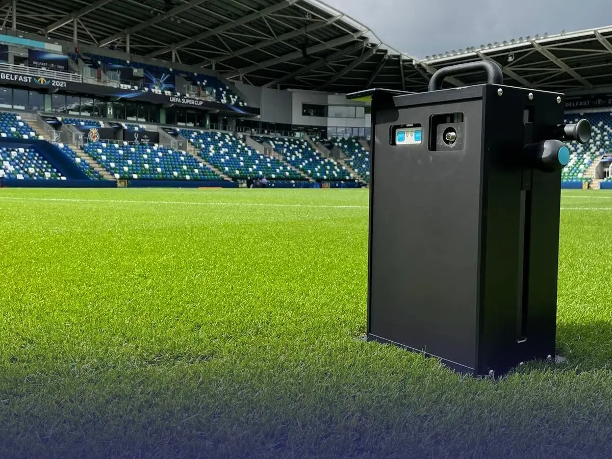 compact, wireless impact attenuation device.